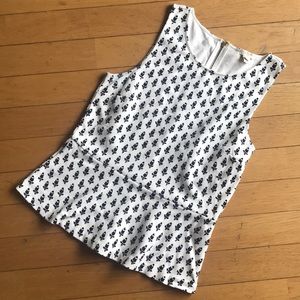 Peplum Sleeveless Top